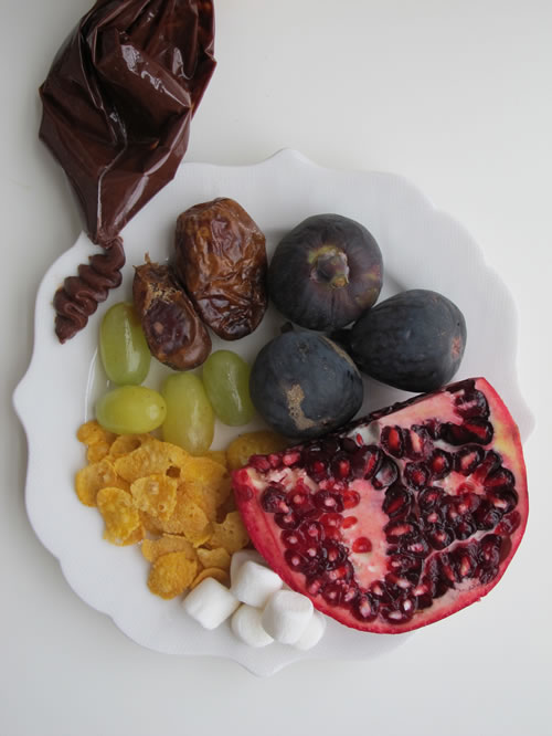 Tu B’Shevat Fruit Plates - Rosh Chodesh