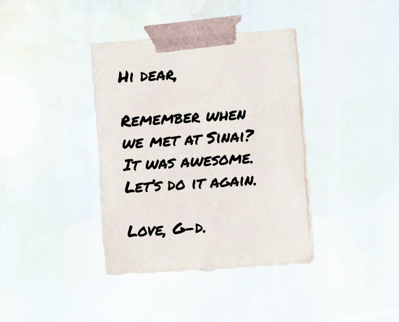 Letter from G-d