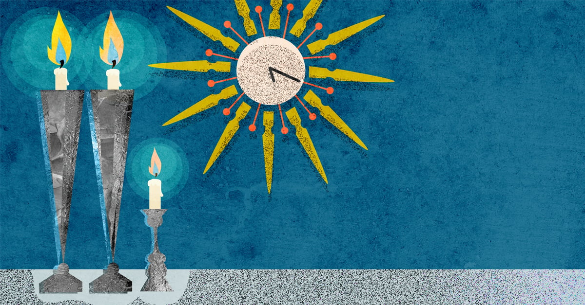 Why Are Shabbat Candles Lit 18 Minutes Before Sunset? - Chabad.org